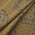 Natural Dyed Ajrakh Hand Block Print Cotton Hakoba Fabric 126