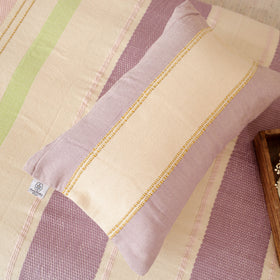 Pure Cotton Handwoven Bed/Sofa Throw with Cushion Cover Set 06