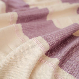 Pure Cotton Handwoven Bed/Sofa Throw with Cushion Cover Set 06