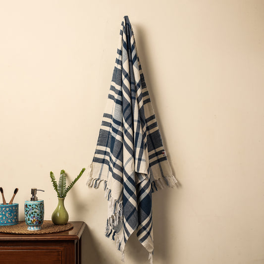 Honeycomb Handloom Cotton Bath Towel From Dehradun