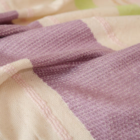 Pure Cotton Handwoven Bed/Sofa Throw with Cushion Cover Set 07