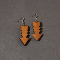 woooden earrings