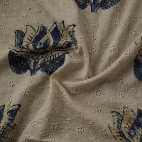 Natural Dyed Ajrakh Hand Block Print Cotton Hakoba Fabric 130