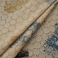 Natural Dyed Ajrakh Hand Block Print Cotton Hakoba Fabric 131
