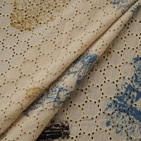 Natural Dyed Ajrakh Hand Block Print Cotton Hakoba Fabric 131