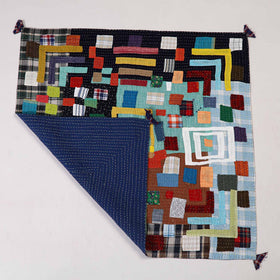 Multicolor - tagai patchwork baby quilt / gudri / blanket