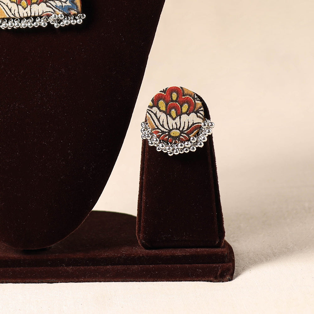 Yellow German Silver Fabart Necklace Set