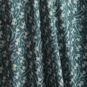 Blue - Bagru Dabu Hand Block Print Natural Dyed Cotton Fabric 35