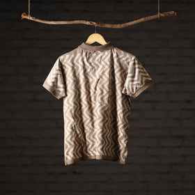 Bindaas natural dyed art unisex polo collar t-shirt 96