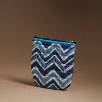 Blue - Handmade Quilted Cotton Utility Pouch 63