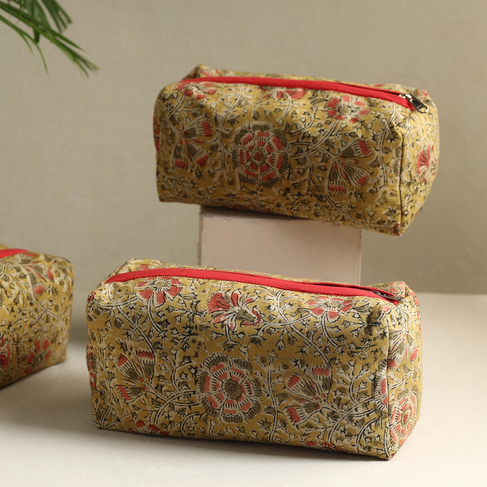 Multipurpose Handmade Cotton Toiletry Bags (Set of 3) 20