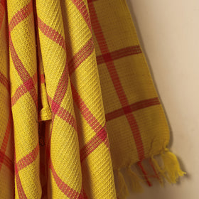  Honeycomb Handloom Cotton Bath Towel From Dehradun Online at iTokri.com