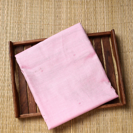 Pink - Pure Handloom Thread Buti Cotton Unisex Kurta Material - 3 Meter