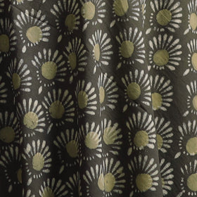 Green - Bagru Dabu Hand Block Print Natural Dyed Cotton Fabric 37