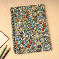 Multicolor - Floral Printed Handcrafted Spiral Notebook (10 x 7 in) 09