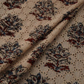 Natural Dyed Ajrakh Hand Block Print Cotton Hakoba Fabric 137