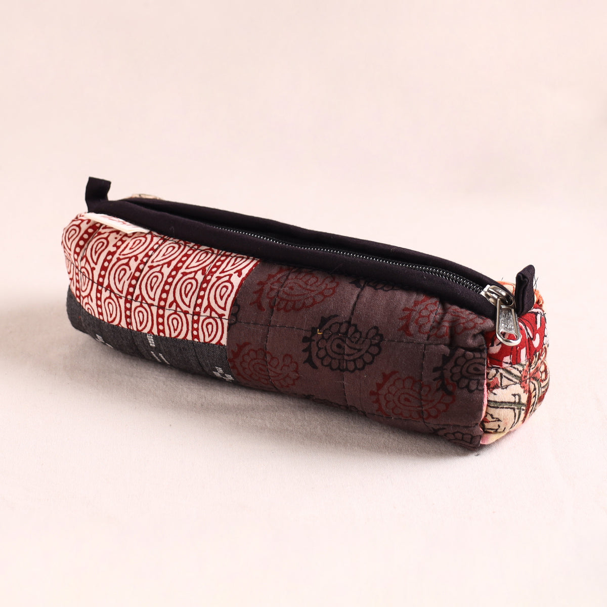 Patchwork Quilted Pencil Pouch 01