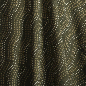 Green - Bagru Dabu Hand Block Print Natural Dyed Cotton Fabric 39
