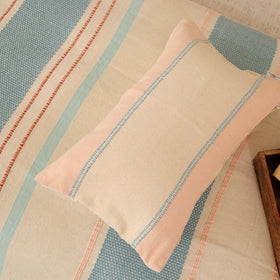 Pure Cotton Handwoven Bed/Sofa Throw with Cushion Cover Set 02