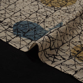 Natural Dyed Ajrakh Hand Block Print Cotton Hakoba Fabric 138