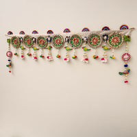 Diwali Decor Handmade Gota & Bead Work Toran 17