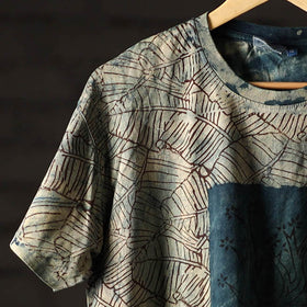 Bindaas art printed cotton unisex round neck t-shirt 49