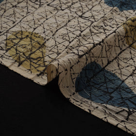 Natural Dyed Ajrakh Hand Block Print Cotton Hakoba Fabric 139