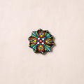 Handpainted Mandala Art Wooden Fridge Magnet 08
