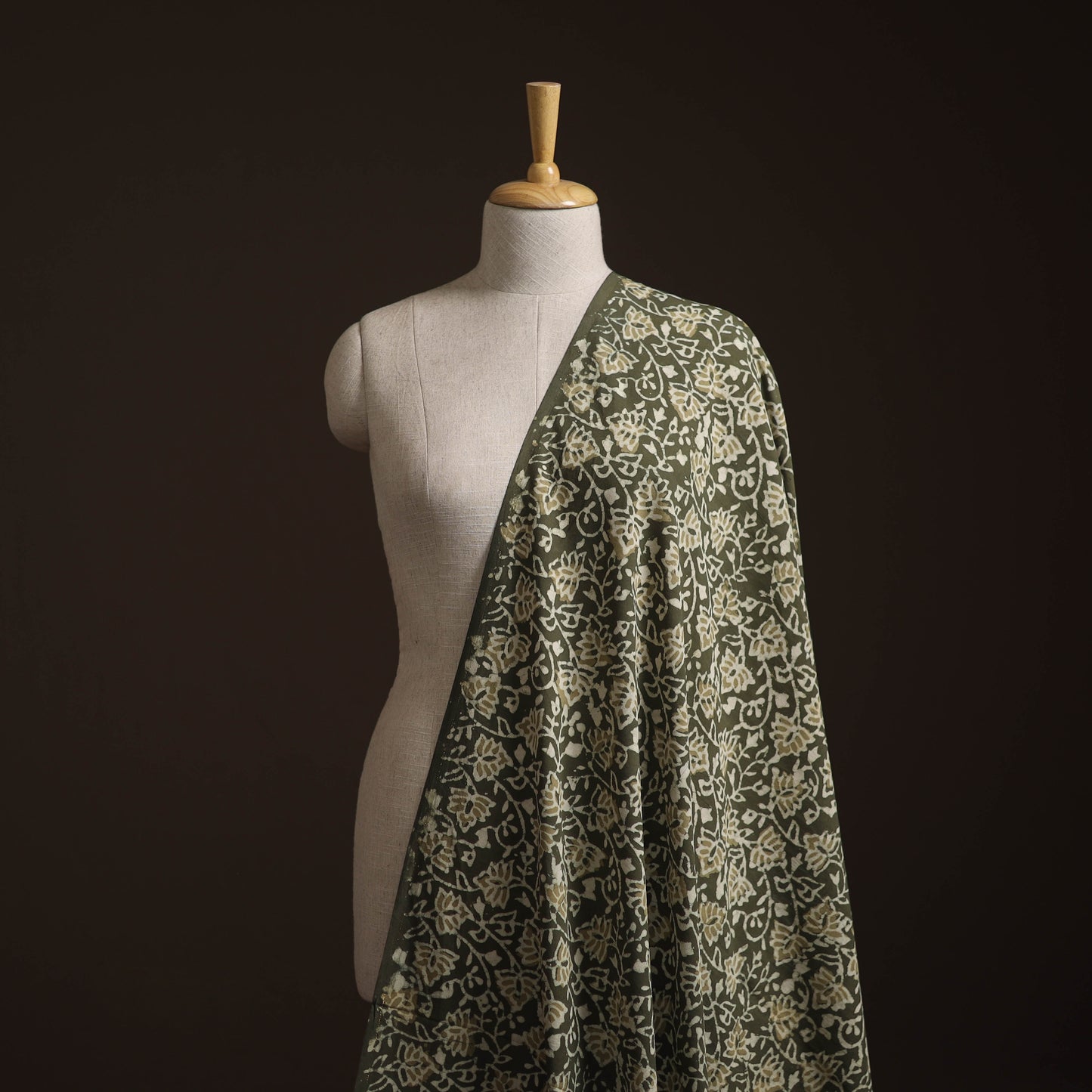 Bagru Dabu Hand Block Print Natural Dyed Cotton Fabric 42