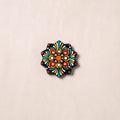 Handpainted Mandala Art Wooden Fridge Magnet 09