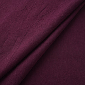 Purple - Kutch Organic Kala Cotton Pure Handwoven Fabric 10