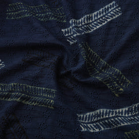 Natural Dyed Ajrakh Hand Block Print Cotton Hakoba Fabric 140