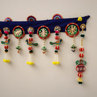 Diwali Decor Handmade Gota & Bead Work Toran 19