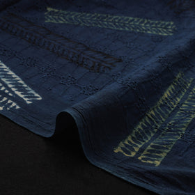Natural Dyed Ajrakh Hand Block Print Cotton Hakoba Fabric 140