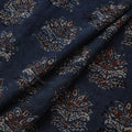 Natural Dyed Ajrakh Hand Block Print Cotton Hakoba Fabric 141