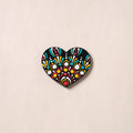 Handpainted Mandala Art Wooden Fridge Magnet 11
