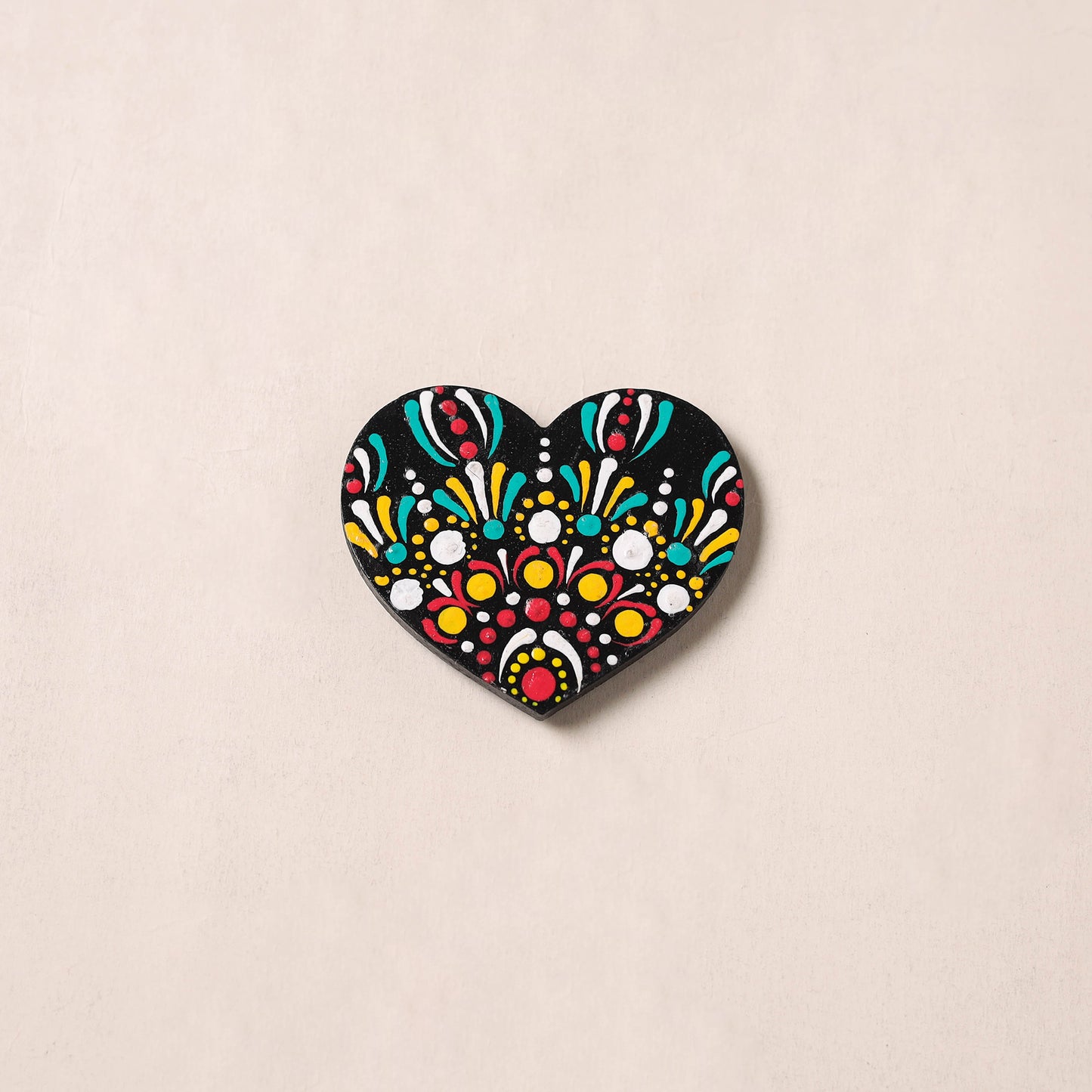 Handpainted Mandala Art Wooden Fridge Magnet 11