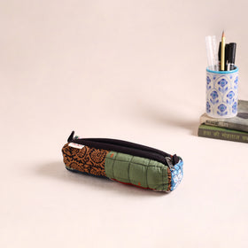 Patchwork Quilted Pencil Pouch 08
