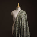 Green - Bagru Dabu Hand Block Print Natural Dyed Cotton Fabric 44