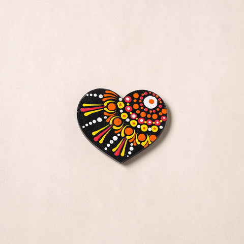 Handpainted Mandala Art Wooden Fridge Magnet 12