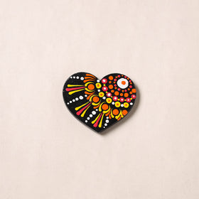 Handpainted Mandala Art Wooden Fridge Magnet 12