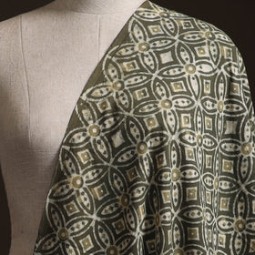 Green - Bagru Dabu Hand Block Print Natural Dyed Cotton Fabric 44