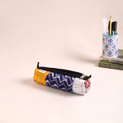 Patchwork Quilted Pencil Pouch 09