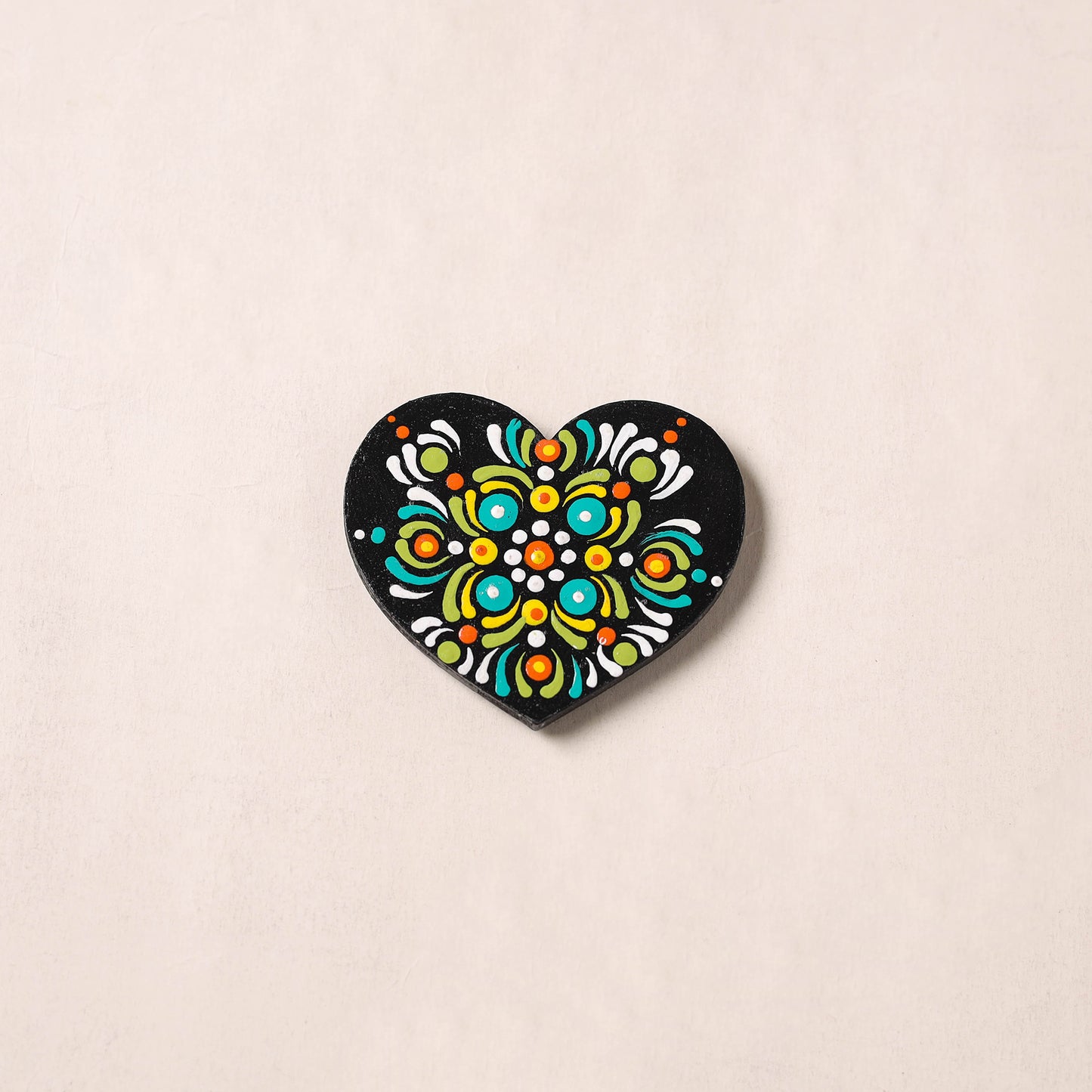 Handpainted Mandala Art Wooden Fridge Magnet 13
