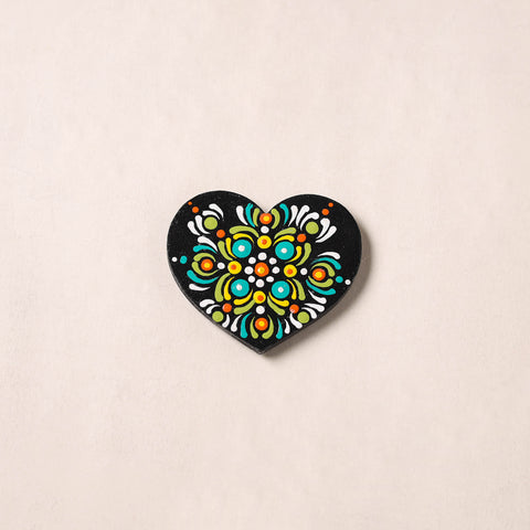 Handpainted Mandala Art Wooden Fridge Magnet 13
