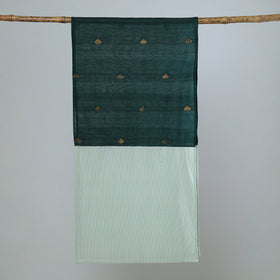 Multicolor - jamdani patchwork cotton stole 38 - handcrafted