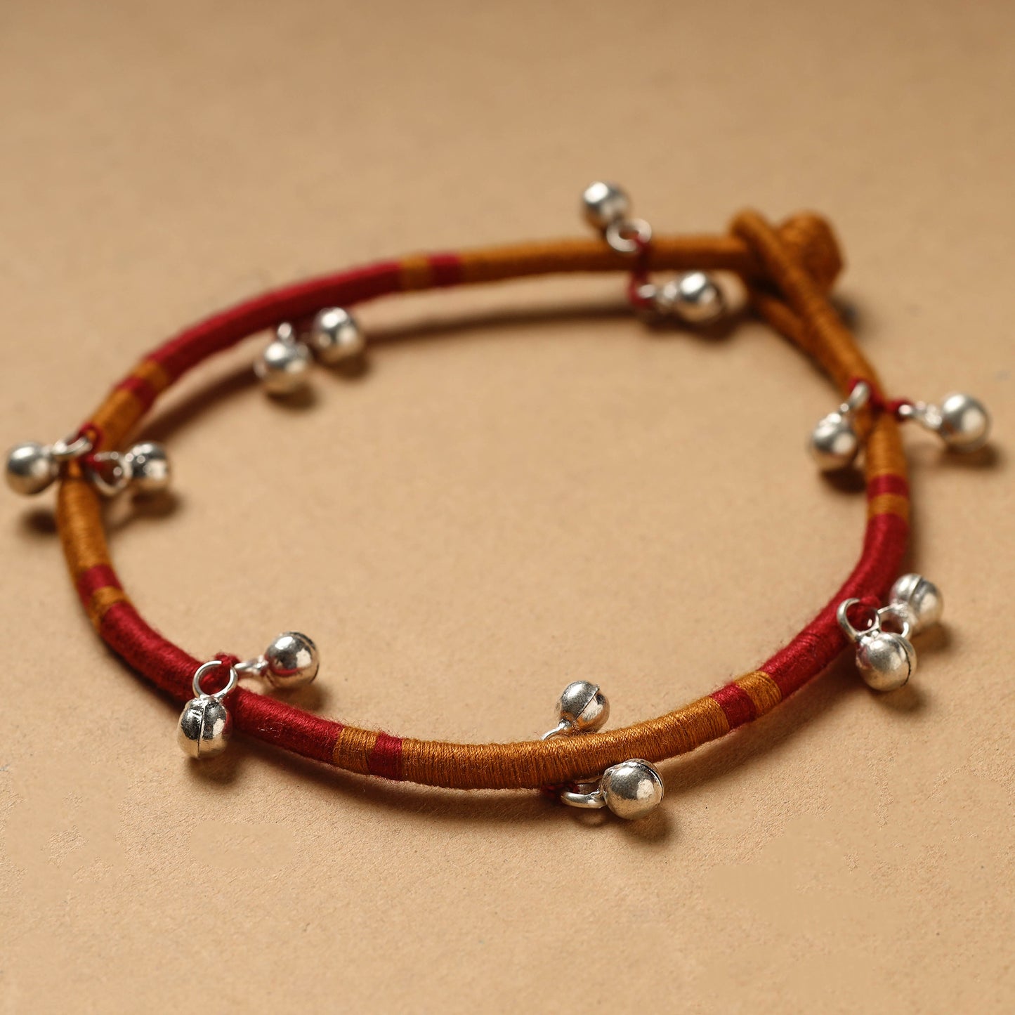 Handcrafted Patwa Anklet