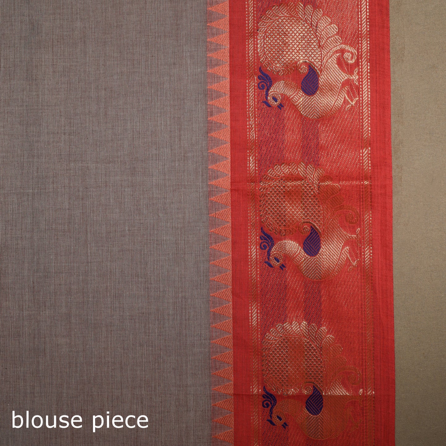 Purple Kandangi Chettinad Cotton Saree with Border