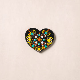 Handpainted Mandala Art Wooden Fridge Magnet 14
