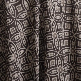 Gray - Bagru Dabu Hand Block Print Natural Dyed Cotton Fabric 45
